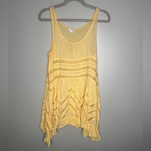 Free People Voile and Lace Trapeze Slip - Picture 4 of 6